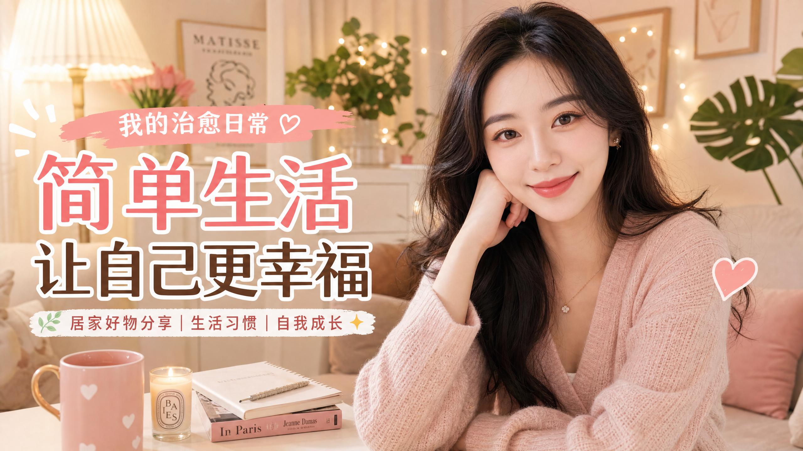 抖音揭秘-抖音揭秘视频教程：治愈系居家日常·简单生活让自己更幸福